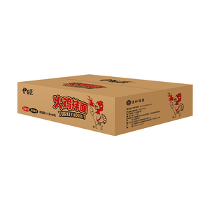 Kotak mie instan Ramen Korea panas dan pedas/tas dikemas saus goreng ganda dengan rasa ayam panas mie kering lezat