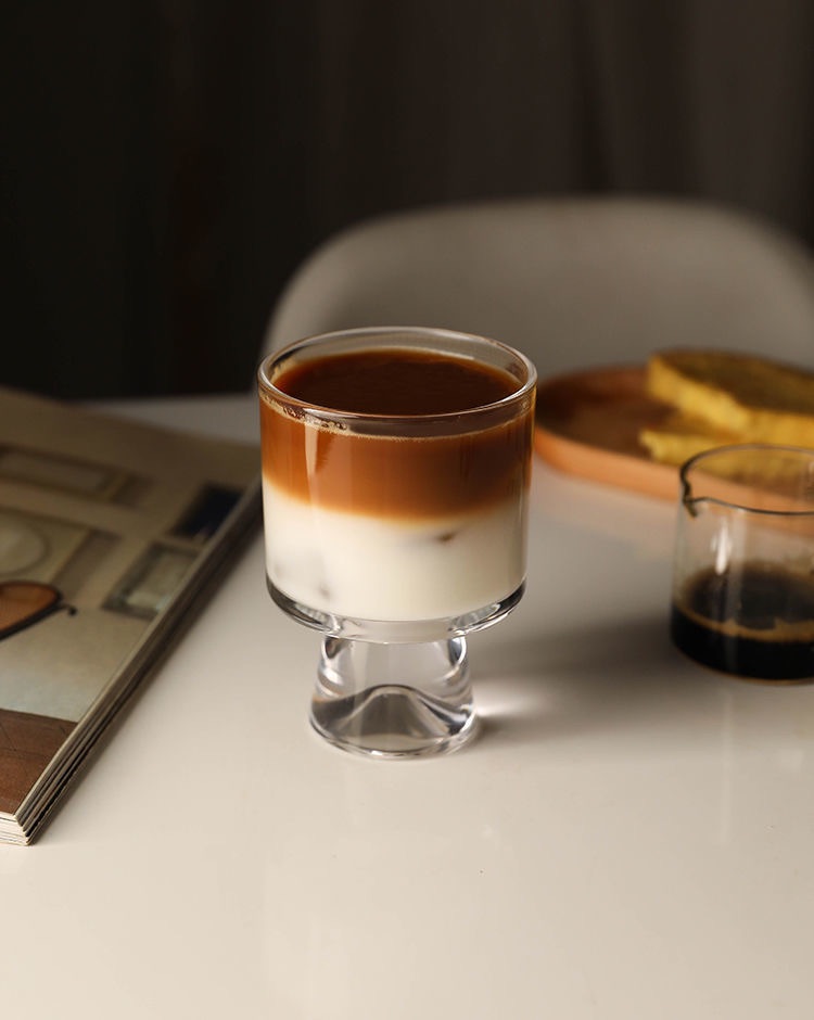 10oz High-quality ice cream cup, high-value glass cup, coffee juice water cup