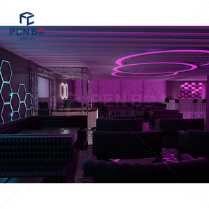 ديكورات داخلية عالمية عصرية حسب الطلب مع أثاث نادي أنيق وديكور منطقة VIP أنيق - Product Image 5