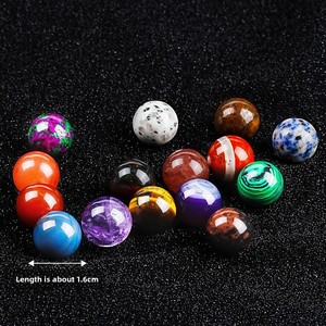Juego de 9 Bolas de Cristal de Ágata de Jade de 16 mm, Adornos de Piedras Preciosas, Combinación de los Nueve Planetas, Ciencia para Niños, Venta al Por Mayor - Product Image 4