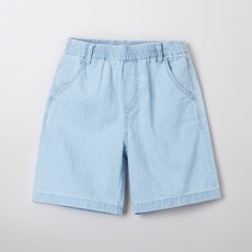 Pantaloncini leggeri in Denim a 5 pezzi per bambini pantaloncini da surf in stile coreano Casual ad asciugatura rapida per bambini in tessuto di cotone morbido a vita alta elasticizzata