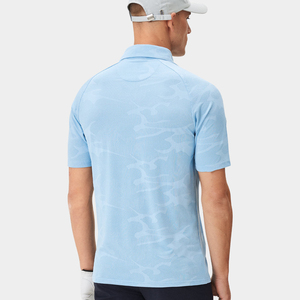 Camiseta de Golf Personalizada de Alta Calidad con Cuello de Solapa en Poliéster y Spandex, Camiseta de Golf Sublimada para Hombre al por Mayor - Product Image 3