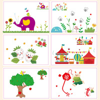 Kindergarten Graffiti Buch Kinder Malerei Spielzeug DIY lustige Finger Malerei Kit für Kinder Geschenk