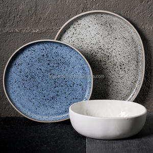 Hotel Restaurante Cena fina Vajilla de cerámica informal Gres Ensalada Cereal Sopa <span class=keywords><strong>Tapas</strong></span> Servir Cuencos <span class=keywords><strong>para</strong></span> mezclar <span class=keywords><strong>para</strong></span> <span class=keywords><strong>buffet</strong></span> - Product Image 6