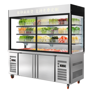 Tủ trưng bày nồi lẩu tiết kiệm năng lượng với kệ cửa được thiết kế để giảm chi phí vận hành cho thiết bị điện lạnh - Product Image 3