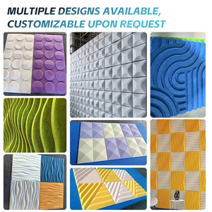 Panneaux acoustiques 3D ondulés <span class=keywords><strong>QQ</strong></span> Architectural 300 mm, dalles décoratives insonorisantes modulaires à effet de débit d'eau pour espaces commerciaux haut de gamme - Product Image 6