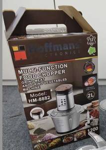 Hoffmans Nouveau Design Africa 220v Moteur en <span class=keywords><strong>Cuivre</strong></span> Pur 3L 6-en-1 Gadget de Cuisine 1800W Prise EU Hachoir à Viande Électrique en Acier Inoxydable - Product Image 5