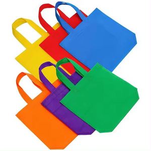 Custom Logo Printed Non Woven Eco-Friendly Handled Tote <b>Bags</b> Custom Design Recyclable Packaging Custom <b>Size</b> <b>Medium</b> (30-50cm) MOQ - Product Image 3