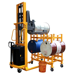 Prezzo competitivo manuale mano semi elettrico carrello elevatore tamburo olio auto caricatore impilatore transpallet sollevatore di alta qualità - Product Image 3