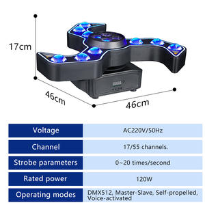 New 250W DMX512 kiểm soát sân khấu Led RGBW Đèn laser cho các bên KTV & Câu lạc bộ nhỏ Lắc ABS cơ thể - Product Image 5