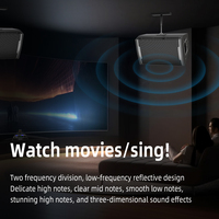 Kit d'amplificateur de karaoké KTV de qualité commerciale, haut-parleur avec écran tactile, effets de réverbération DSP, micros sans fil, ensemble audio professionnel