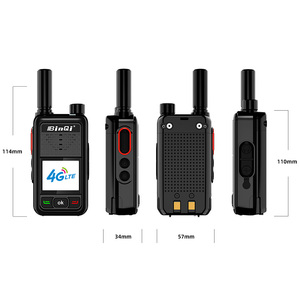 Binqi 5000KM Longue Portée 4G POC Système Gxin Carte SIM <span class=keywords><strong>Interphone</strong></span> Sans Fil Double Usage Radio Mobile Voiture <span class=keywords><strong>Portable</strong></span> Talkie-Walkie Bidirectionnel - Product Image 2