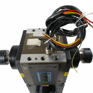 Hqd มอเตอร์เหล็ก7.5Kw สี่ด้าน ER40ระบายความร้อนด้วยอากาศเครื่องเจาะผลผลิตสูง GDF82.5-247.5-18Z มอเตอร์7.5SS - Product Image 5