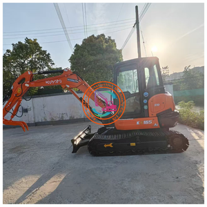Japón hizo usado Kubota KX165 Mini Crawler 6ton excavadora con bomba hidráulica de alta calidad EPA Venta caliente, excavadora usada excavadora - Product Image 5