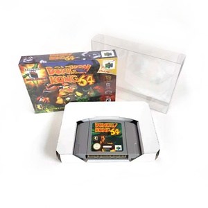 Top Quality Kong 64 Box Thick Cardboard with Tray <b>Game</b> Cartridge Replacement Box for N64 - Product Image 1