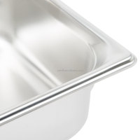 Haute qualité pleine grandeur européen américain en acier inoxydable GN Pan conteneur de stockage des aliments Gastronorm Restaurant Hôtel Service