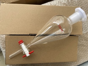 ปกติถังแยกแก้ว250Ml PTFE Stopcockแก้วแยกช่องทาง - Product Image 3