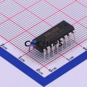 ชิปวงจรรวม DIP-16 XD14053สวิตช์สัญญาณชิปตัวแปลงสัญญาณตัวแปลงสัญญาณมัลติเพล็กเซอร์ - Product Image 1