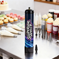 Best-seller des fêtes : Crème fouettée supérieure 640g, outils de cuisine pour desserts, bonbonne de gaz, crème de luxe