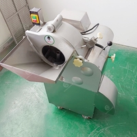 Hoge Efficiëntie Automatische Fruit Groente Aardappel Ui Chopper Snijmachine Voor Keuken Gebruik