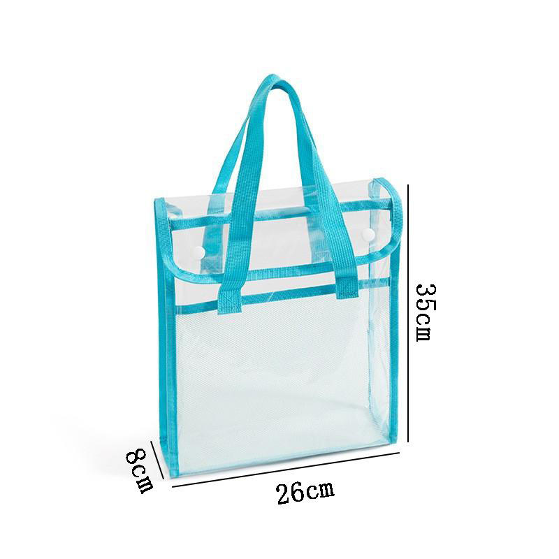 Bolso tote vertical [azul]