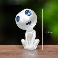 Micro Figurines de décoration de paysage elfes arbre poupée jouets lumineux Alien