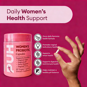 Capsules probiotiques pour femmes <span class=keywords><strong>PUH</strong></span>, vente flash, 60 capsules végétales pour l'équilibre du pH vaginal, le contrôle de la flore lactique et le soutien d'une flore saine - Product Image 2