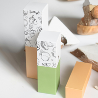 Boîtes d'emballage de savon OEM écologiques conception personnalisée simili papier UV miroir impression de manteau pour l'expédition de bijoux cadeaux de mariage