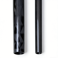 Tube en fibre de carbone enroulé de 8 pouces de qualité aérospatiale, tube composite léger et haute rigidité pour applications structurelles – Vente en gros