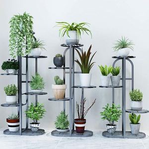 AILICHEN Soporte de exhibición de diseño de dibujos animados minimalista moderno para el hogar y el jardín Balcón Maceta y maceta para guardería - Product Image 3