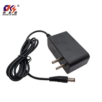 Adaptador de Corriente AC DC 24V 0.5A 12W con Enchufe Estadounidense para Cámara CCTV y Altavoz, Adaptador de Corriente Conmutada 100-240V, Conexión Enchufable