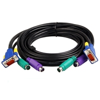 Usine chinoise Offre Spéciale câble KVM Fiber optique coaxial VGA pour la Transmission de données vidéo PVC veste Microphone prix économique