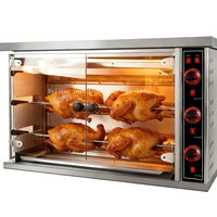 Machine à rôtir le poulet au charbon de bois professionnelle en acier inoxydable pour usage commercial