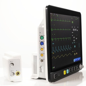 เครื่องตรวจวัดสัญญาณชีพผู้ป่วย PM15 ขนาด 15 นิ้ว พร้อมจอแสดงผล ECG 6 พารามิเตอร์ และแบตเตอรี่ในตัว สำหรับใช้ในโรงพยาบาล - Product Image 3