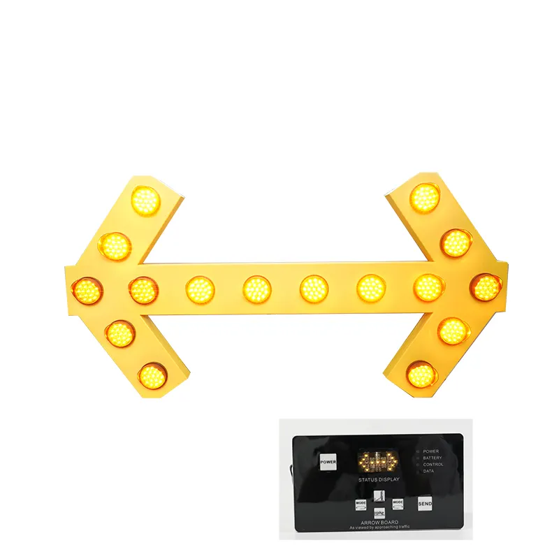 Vehicle Arrow Board Truck mounted brightness Road Safety LED Flashing Arrow Chevron Direction Indicator signal light