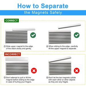 Chất lượng cao mạnh mẽ từ 20x10x3 tùy chỉnh N35 N42 N45 N52 N55 khối nam châm Neodymium - Product Image 4