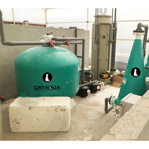 Bền sợi thủy tinh và nhựa composite thiết bị nuôi trồng thủy sản cát lọc cho các trang trại hồ bơm thủy lợi (250l-10000l công suất) - Product Image 1