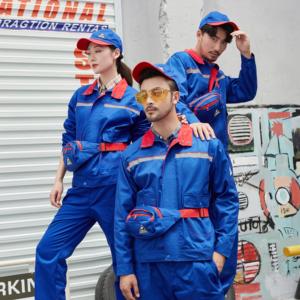 Pakaian Kerja Anti Statis untuk Minyak dan Gas, Seragam Kustom, Overall Kerja Visibilitas Tinggi, Pakaian Kerja Musim Panas - Product Image 1