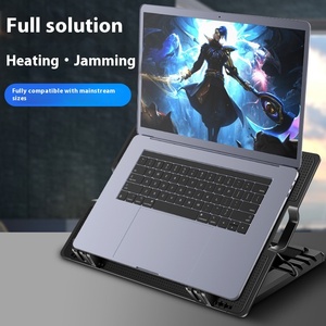 แผ่นระบายความร้อนแล็ปท็อปปรับได้10-17นิ้วโน้ต<span class=keywords><strong>บุ๊ค</strong></span> N18<span class=keywords><strong>พัดลม</strong></span>เดี่ยว - Product Image 2