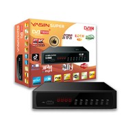 Receptor de TV Digital DVBT2 H264 Transfronterizo con WiFi, Salida HD 3D, EPG para Rusia, Asia Central, Ucrania, África y Europa