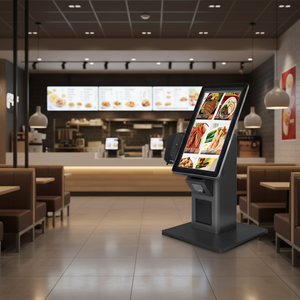 Terminal de Autoservicio Táctil de 21.5'' para Restaurantes, Máquina Expendedora de Pared para Boletos, Kiosco de Autopago Basado en RFID - Product Image 6