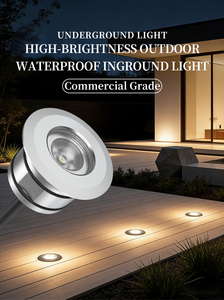 Wholesale Factory Price INSS-052 Recessed <b>LED</b> Floor <b>Light</b> 2.5W Amber Tempered Glass Villa Garden Path <b>Light</b> Custom Design - Product Image 6