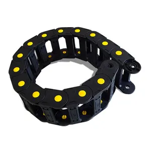 Cable Chain Plastic Wholesale Black Plastic Cable Carrier Drag Chain R75 Reinforced Nylon Drag Chain