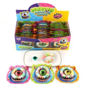 Caramelos <span class=keywords><strong>de</strong></span> Goma Suaves con Forma <span class=keywords><strong>de</strong></span> Ojo <span class=keywords><strong>de</strong></span> Monstruo y Pulsera Colorida, Caramelos Prensados - Product Image 2