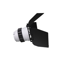 Lampes LED portables 200W 4x avec zoom arrière 10-45, support Bronco, volets en aluminium résistant à la chaleur, boîtier en nylon et lentille Fresnel en verre