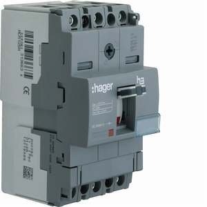 HCA125H ปรับแต่งได้ด้วยสวิตช์ตัดวงจร Hagers รุ่น h3 x160 3P 125A - Product Image 1
