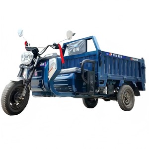 Triciclo <span class=keywords><strong>Eléctrico</strong></span> Resistente de 60V/72V 1800W, Color Azul, 1.8 Metros, <span class=keywords><strong>con</strong></span> Caja de Carga Abierta de Acero Manganeso - Product Image 1