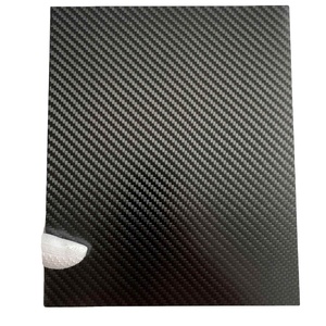 แผ่นเรซินอีพ็อกซี่คาร์บอนไฟเบอร์ แอนท์คาร์บอน ความแข็งแรงสูง 3k ลายทอธรรมดา ผิวด้าน/เงา หนา 3 มม. ปรับแต่งความหนาได้ ได้รับการรับรองมาตรฐาน ASTM สำหรับงาน CNC รถยนต์ - Product Image 1