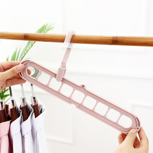 Portable Wardrobe Organizer 9 Holes Rotating Clothes <strong>Magicool</strong> Space-Saving Hanger Closet Organizer - Product Image 5