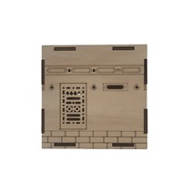Stock transfrontalier disponible Craft-it AlKabah Tirelire cube en buis fait main Al-Kaaba